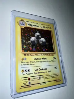 Pokemon TCG Magneton Base Set 9/102 Holo 1999-2000 Wizards Base Set - Image 2