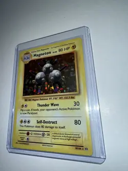 Pokemon TCG Magneton Base Set 9/102 Holo 1999-2000 Wizards Base Set - Image 3