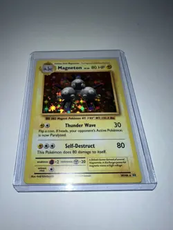 Pokemon TCG Magneton Base Set 9/102 Holo 1999-2000 Wizards Base Set - Image 4