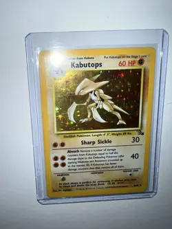 Pokemon TCG Kabutops Fossil 9/62 Holo 1999-2000 Wizards Base Set Holo - Image 1
