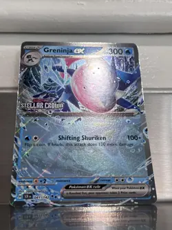 Pokemon TCG Stellar Crown Greninja EX Card 041/142 - STAMPED PROMO - Image 5