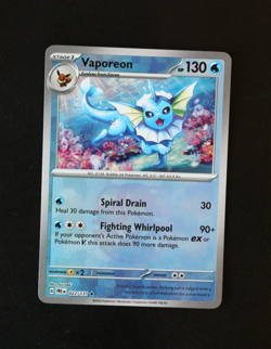 Pokemon Card - Vaporeon 022/131 Master Ball Reverse - Prismatic Evolutions - NM⭐ - Image 1