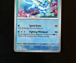 Pokemon Card - Vaporeon 022/131 Master Ball Reverse - Prismatic Evolutions - NM⭐ - Image 3