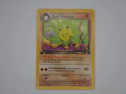 2000 Pokemon Team Rocket Dark Primeape 1st Edition #43/82 NM - Image 1