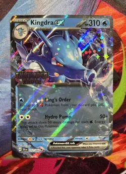 Pokemon TCG Shrouded Fable Kingdra Card 012/064 EX - STAMPED PROMO - Image 1
