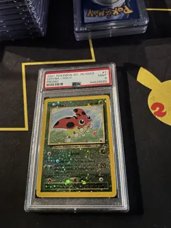 Pokemon Ledyba Southern Islands Holo Promo #7 PSA 9 Mint - Image 1