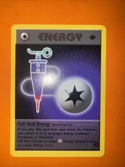 Full Heal Energy 81/82 1st Edition Team Rocket Pokemon Card - Image 1