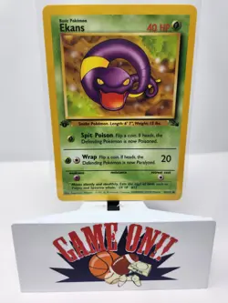 Pokemon Ekans 46/62 1st Edition Fossil Common - Image 1