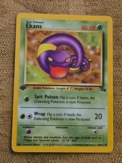 Pokemon Fossil Ekans 46/62 1st Edition - Image 1