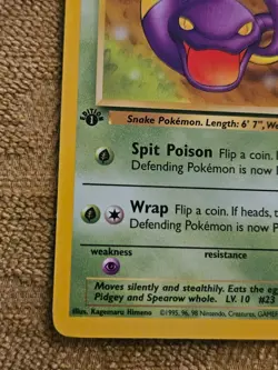 Pokemon Fossil Ekans 46/62 1st Edition - Image 2