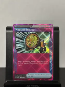 Pokemon Surging Sparks Megaton Blower 182/191 Ace Spec Holo Rare NM - Image 1