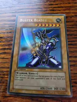 Yu-Gi-Oh! TCG Buster Blader Pharaoh's Servant PSV-050 1st Edition Ultra Rare MP! - Image 1