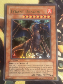 Yugioh: Tyrant Dragon - LOD-034 - Ultra Rare - 1st Edition - MP - Image 1
