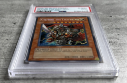 Yugioh Card Gilford the Lightning SCR PSA 9 Mint, Promo Tin CT2-EN001 2005 (1) - Image 3