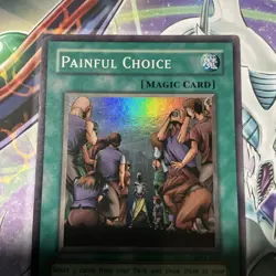 Painful Choice MRL-049 - Magic Ruler - Yugioh Card Super Rare LP - Image 2