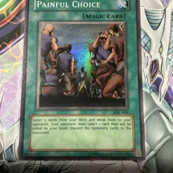 Painful Choice MRL-049 - Magic Ruler - Yugioh Card Super Rare LP - Image 3