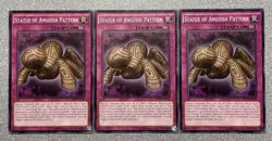 Statue of Anguish Pattern CROS-EN078 (x3) Crossed Souls Unlimited Edition NM - Image 1