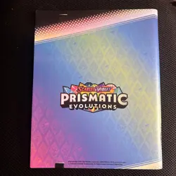 Pokemon Prismatic Evolution Eevee Trading Card Storage Binder - Image 2