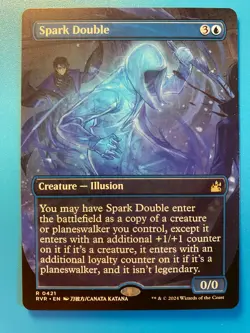 MTG 1x ANIME BORDERLESS Spark Double 421 Ravnica Remastered Magic the Card x1 NM - Image 1