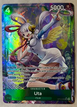 Uta (Alt Art) OP13-023 SR Carrying on His Will - ONE PIECE Card Game ENGLISH - Image 1