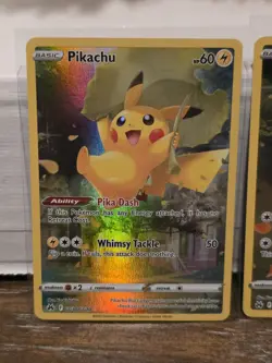POKEMON CROWN ZENITH 4 CARD LOT FULL ARTS, PIKACHU ⚡NM + - Image 2