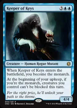 Keeper of Keys -Foil Medium Play MTG Conspiracy: Take the Crown - Image 1