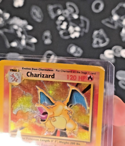 Pokemon TCG Charizard Base Set Holo Unlimited Rare Card 4/102 Heavily Played - Image 5