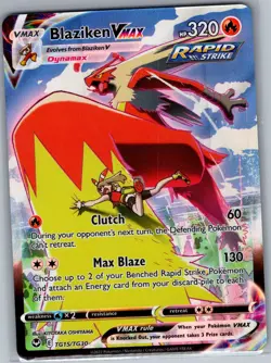 Blaziken VMAX TG15/TG30 SWSH12: Silver Tempest Trainer Gallery - Pokemon Card - - Image 1