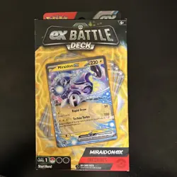 Pokemon TCG Miraidon ex Battle Deck 60 Card Ready-to-Play Theme Deck Sealed - Image 1