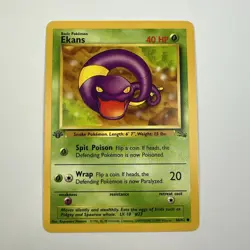 Pokemon - Ekans - 1st Edition - Non Holo - 46/62 - Fossil - Common Card - Image 1