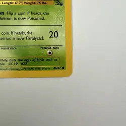 Pokemon - Ekans - 1st Edition - Non Holo - 46/62 - Fossil - Common Card - Image 4