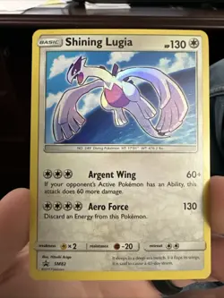 Pokemon TCG Shining Lugia SM82 Holo Rare Sun & Moon Promo Card - Image 1