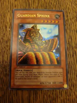 Guardian Sphinx 1st Edition PGD 025 Ultra Rare Holo Foil Yugioh NA English Card - Image 1