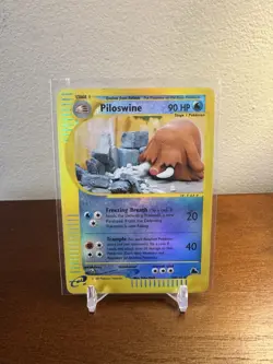 Pokemon TCG Skyridge Piloswine Reverse Holo Card 24/144 LP-MP - Image 1