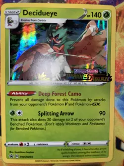 Decidueye - SWSH035 - Stamped - Black Star Promo - SWSH - Pokemon Card - NM/M - Image 1