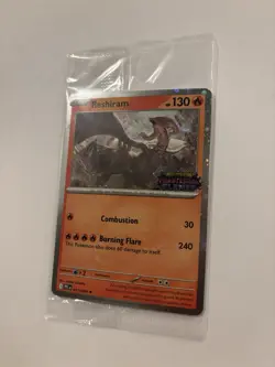 Reshiram 17/94 - Phantasmal Flames Stamped Promo - Sealed Pokemon Card - NM/M - Image 3