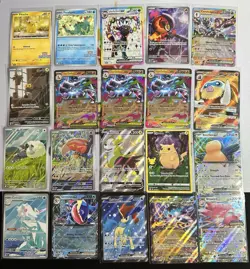 Pokemon TCG Lot 50 cards all Foil, rare, reverse foil, EX Promo cards. - Image 1