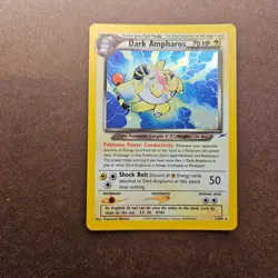 Dark Ampharos 1/105 Pokemon Neo Destiny Holo Rare Card - LP - Image 1