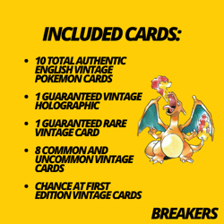 10 Card Vintage Pokemon Mystery Booster God Pack: Base Jungle Fossil Rocket Gym - Image 5
