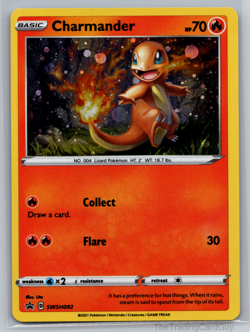 Charmander - Promo SWSH: Sword & Shield Promo Cards SWSH092 NM - Image 1