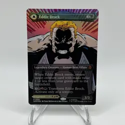 MTG Magic the Gathering Eddie Brock Marvel's Spider-Man NM FOIL - Image 1