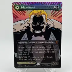 MTG Magic the Gathering Eddie Brock Marvel's Spider-Man NM FOIL - Image 3
