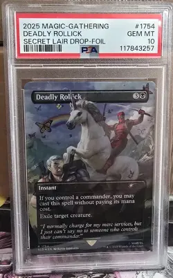 2025 Magic The Gathering Secret Lair Deadpool Foil Set PSA 10 READ!! - Image 5