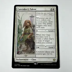 MTG - Caretaker's Talent - Regular Rare #6 NM/Mint Bloomburrow - Image 1