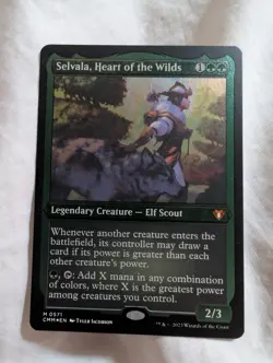 Foil MTG Selvala, Heart of the Wilds Commander Masters - Image 1