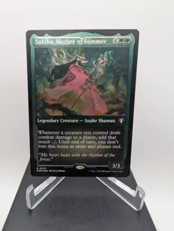 Sakiko, Mother of Summer (Foil Etched) Commander Masters Foil - Image 1