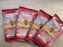 Avatar The Last Airbender MTG Collector Booster Lot 4 SEALED PACKS - Image 1
