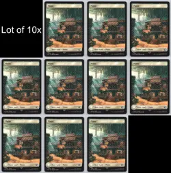 MTG (10) - Final Fantasy - Full Art Basic Land Plains #295 -o58 - Image 1