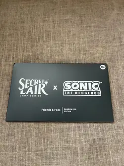 MTG Secret Lair x Sonic: Friends Foes Rainbow Foil - NEW & SEALED 💎 - Image 1