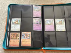 Nearly Complete Set Of Pokemon TCG SV3 Obsidian Flames In VaultX Binder - Image 5
